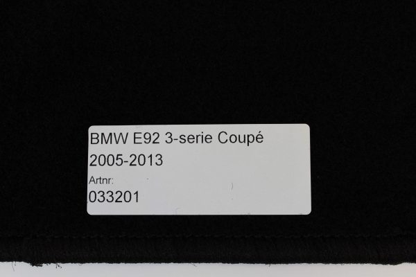 Automatten BMW 3 serie E92 Coupe (2005-2013) - Naaldvilt - Afbeelding 4